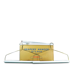 Drapery Hangers + Cardboard Tubes